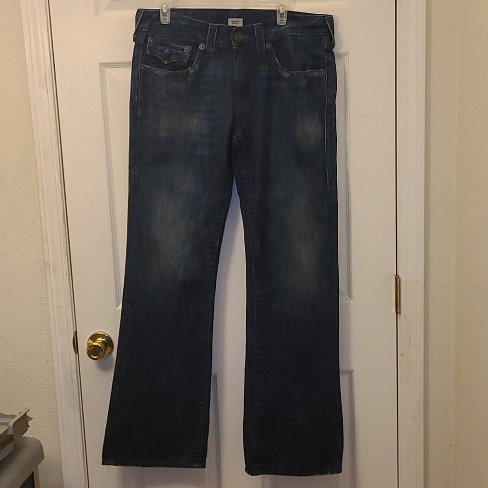 Tru religion Section Billy Row Seat 34 blue jeans